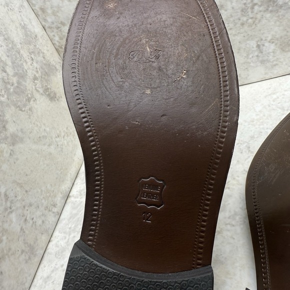 Tommy Bahama Men\'s Leather Slide Loafers Brown Size 12 Genuine Leather MOC Style main image 4